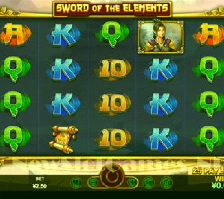 Sword of the Elements slot game