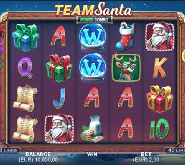 Team Santa Power Combo slot game