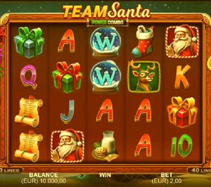 Team Santa Power Combo slot machine