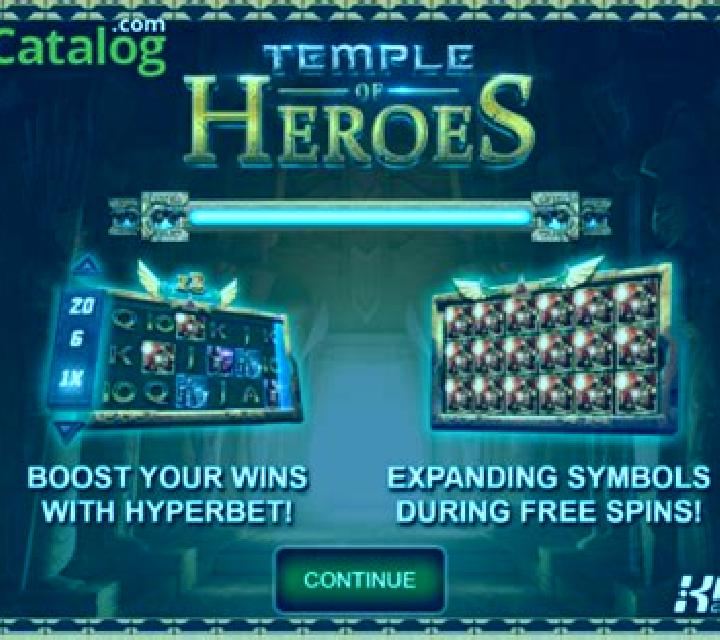 Temple of Heroes (Kalamba Games) slot