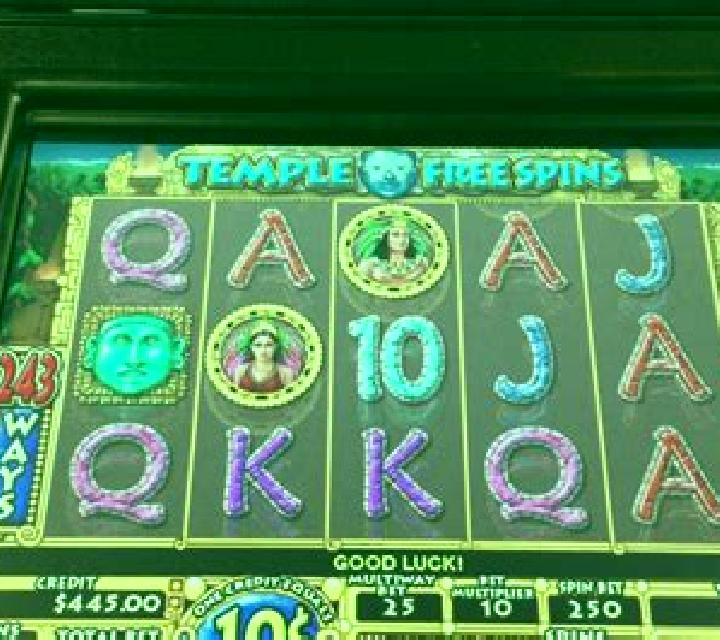 Temple slot machine
