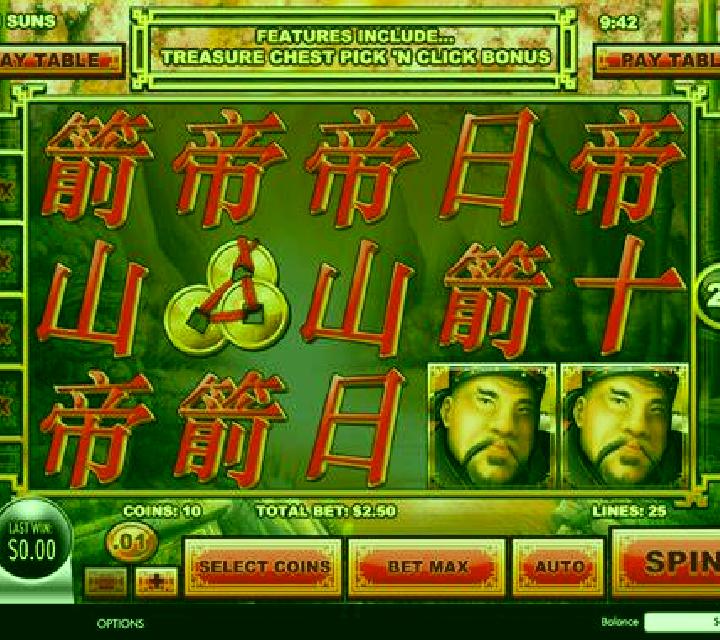 Ten Suns slot machine