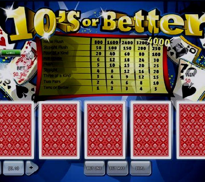 Tens or Better Poker (iSoftBet) online slot