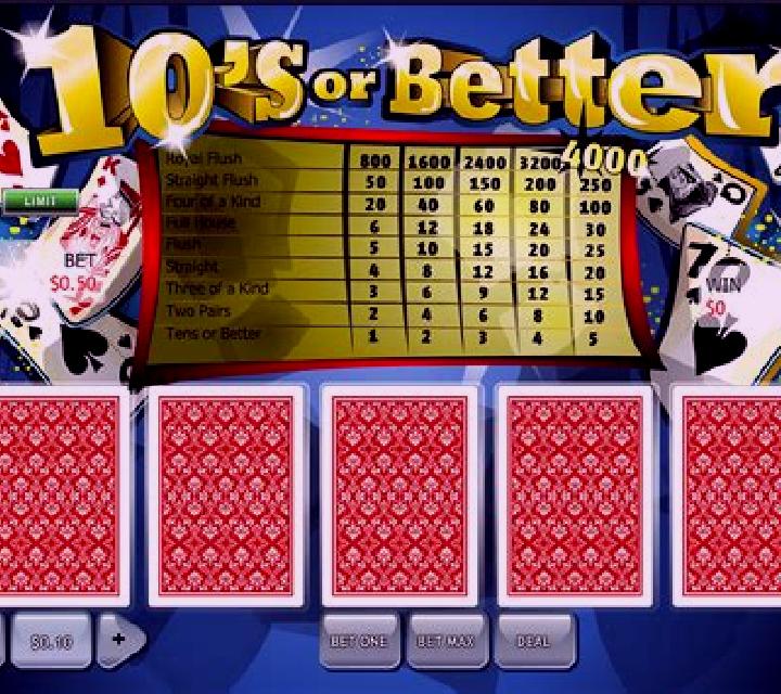 Tens or Better Poker (iSoftBet) slot game
