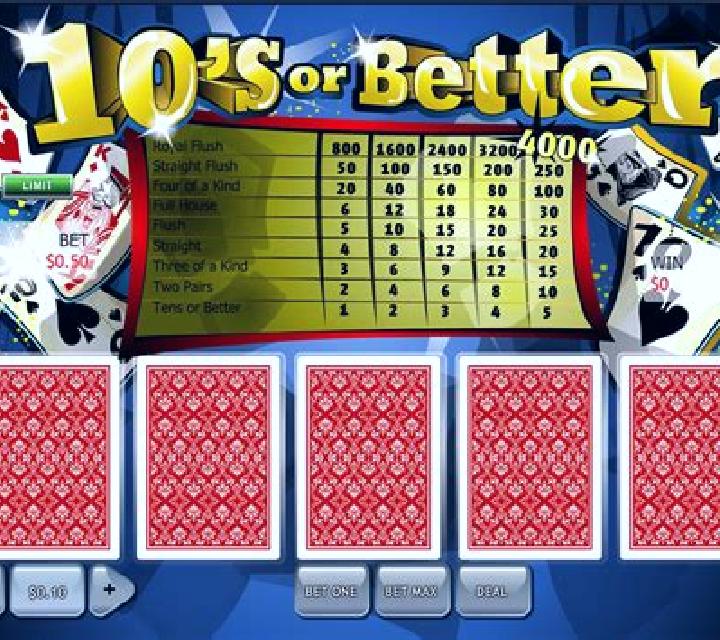 Tens or Better Poker (iSoftBet) slot