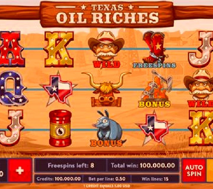 Texas Oil Riches slot game