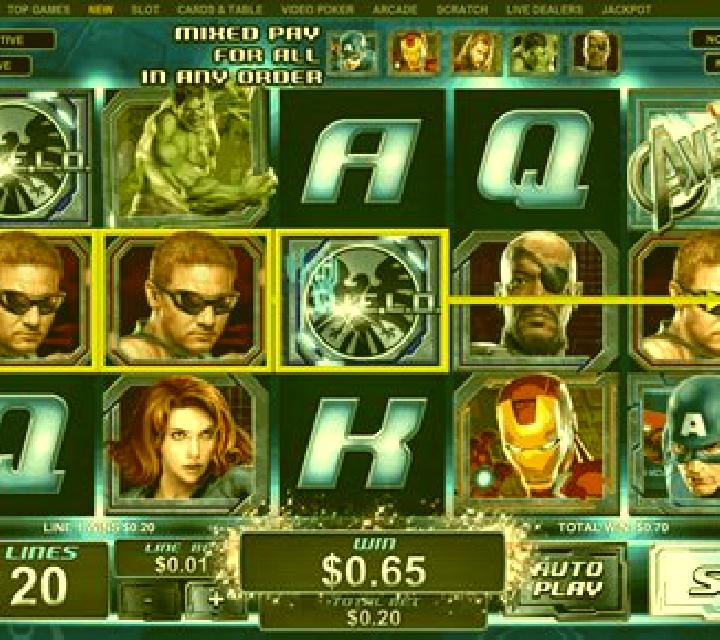 The Avengers slot game