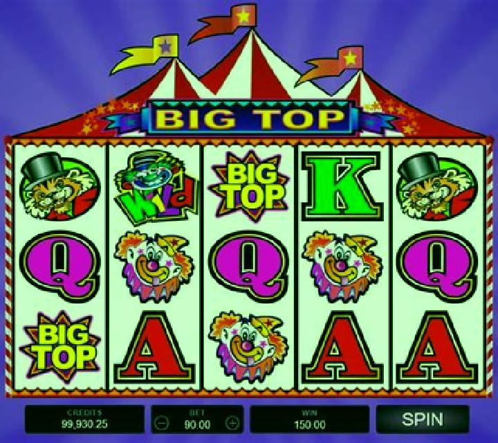 The Big Top slot game