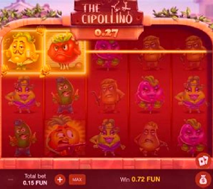 The Cipollino slot machine