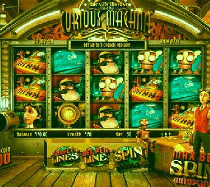 The Curious Machine slot machine