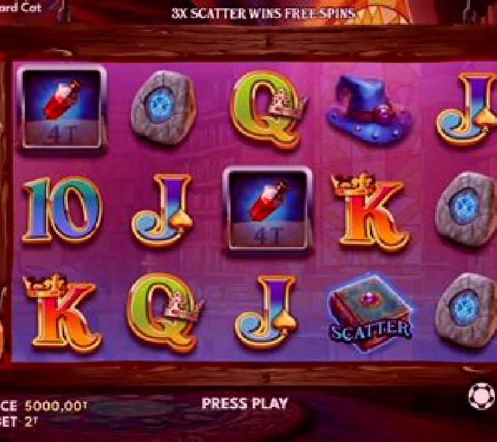 The Explosive Wizard Cat slot