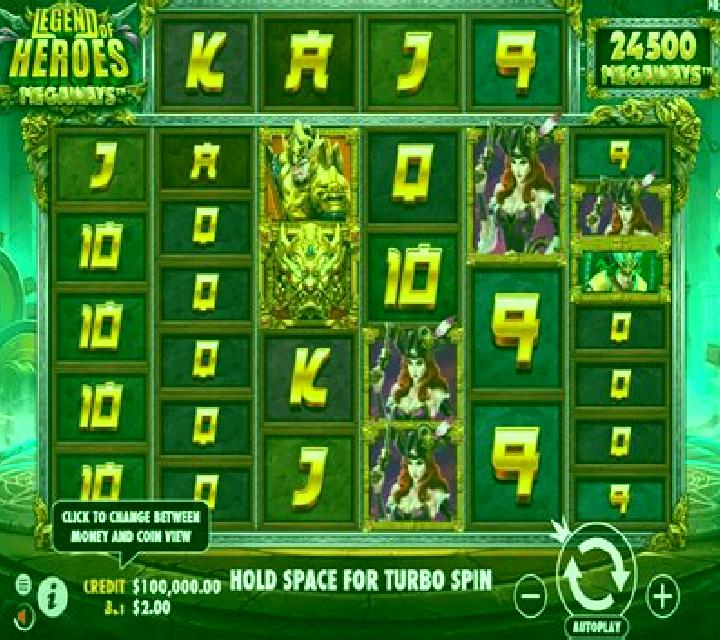 The Heroes slot game