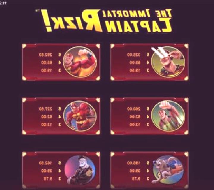 The Immortal Captain Rizk! online slot