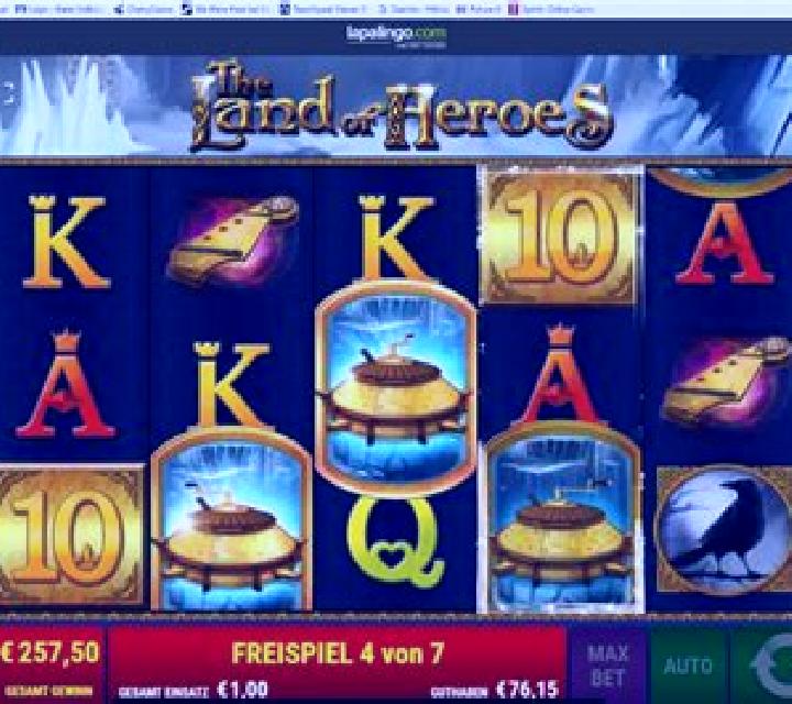 The Land of Heroes online slot
