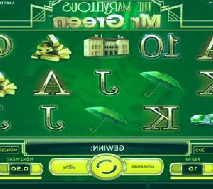 The Marvellous Mr Green online slot