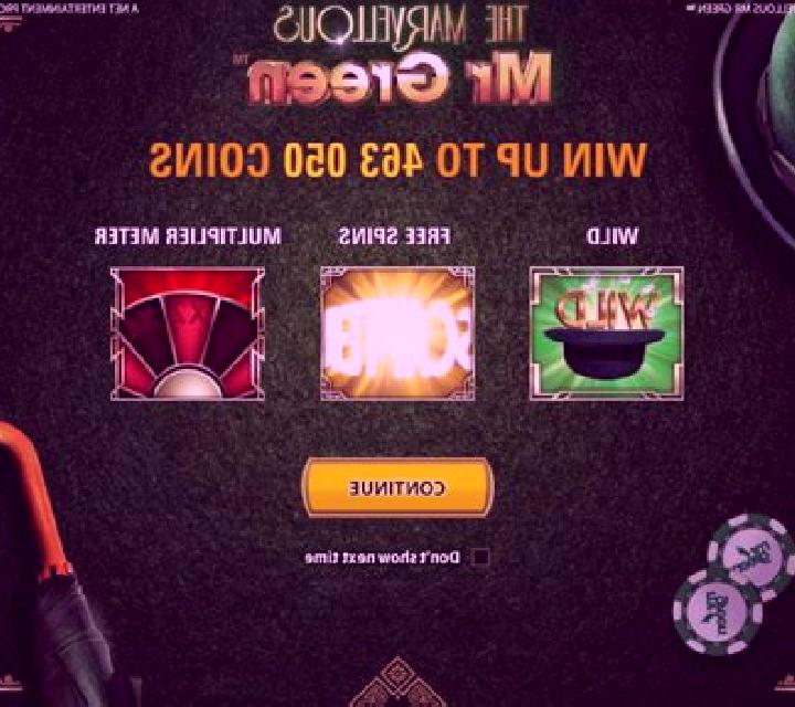 The Marvellous Mr Green slot machine