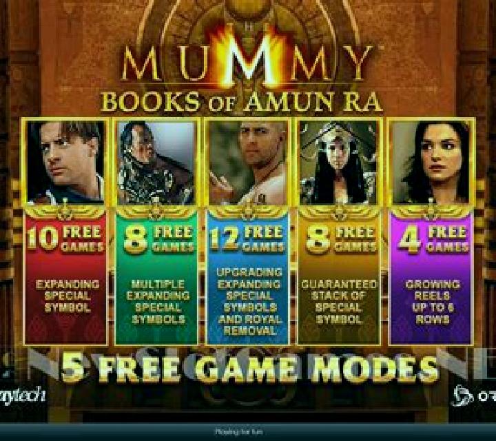 The Mummy Books of Amun Ra slot