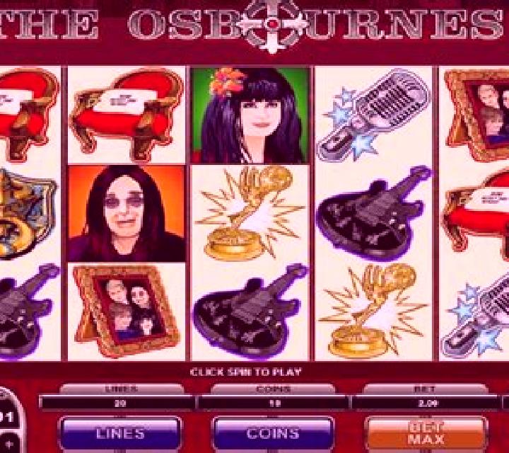 The Osbournes slot machine