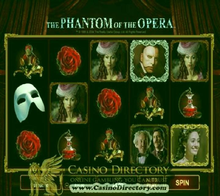 The Phantom of the Opera (Microgaming) slot machine
