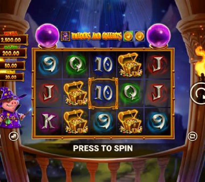 The Pig Wizard Cash Lock slot