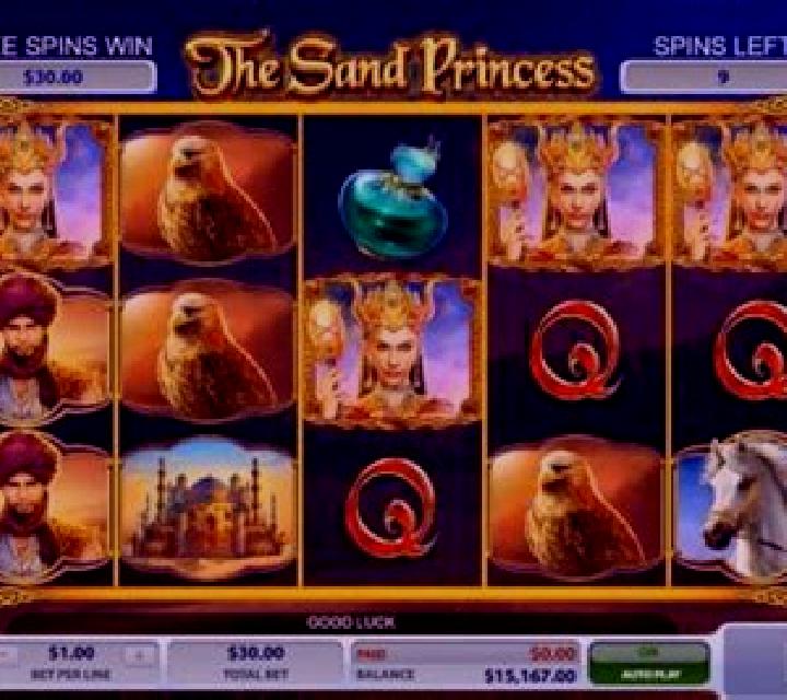 The Sand Princess slot machine