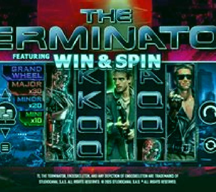 The Terminator Win and Spin slot game