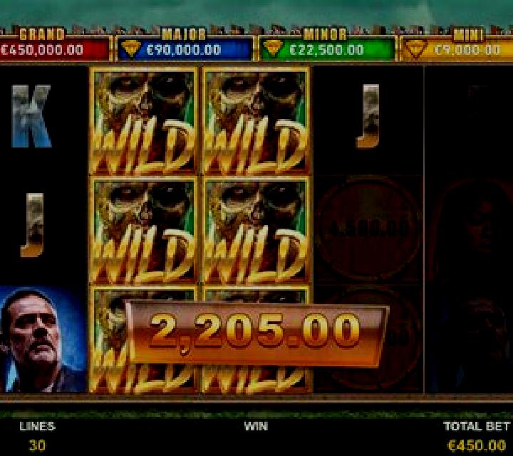 The Walking Dead Cash Collect slot game