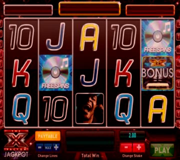 The X Factor Jackpot online slot