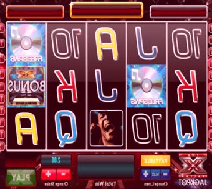 The X Factor Jackpot slot machine