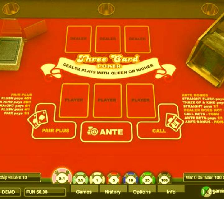 Three Card Poker (1X2gaming) slot