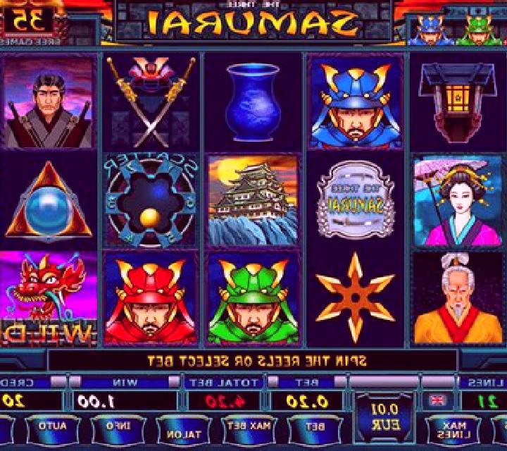 Three Samurai slot machine