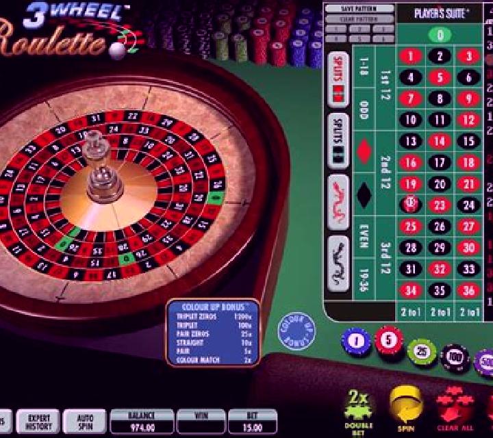 Three Wheel Roulette slot game