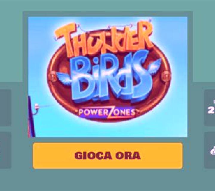 Thunder Birds Power Zones slot machine