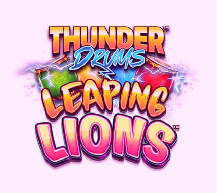 Thunder Drums Leaping Lions slot game