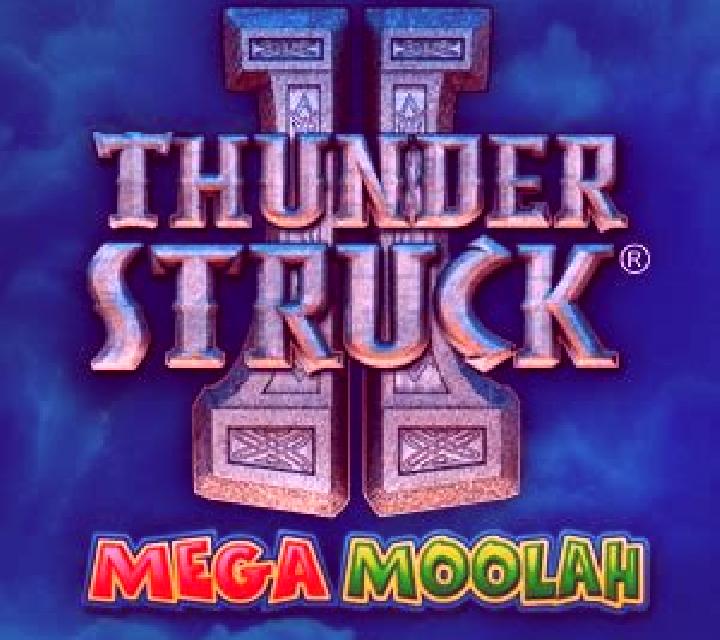 Thunderstruck II Mega Moolah slot machine