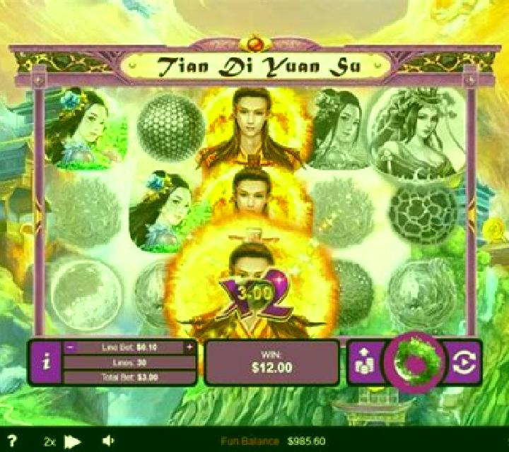 Tian Di Yuan Su slot machine