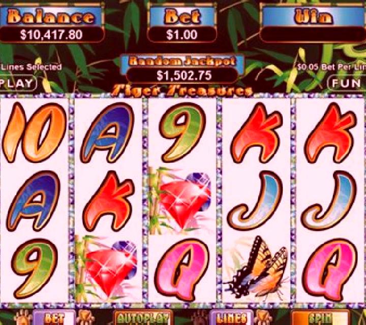 Tiger Treasures slot game