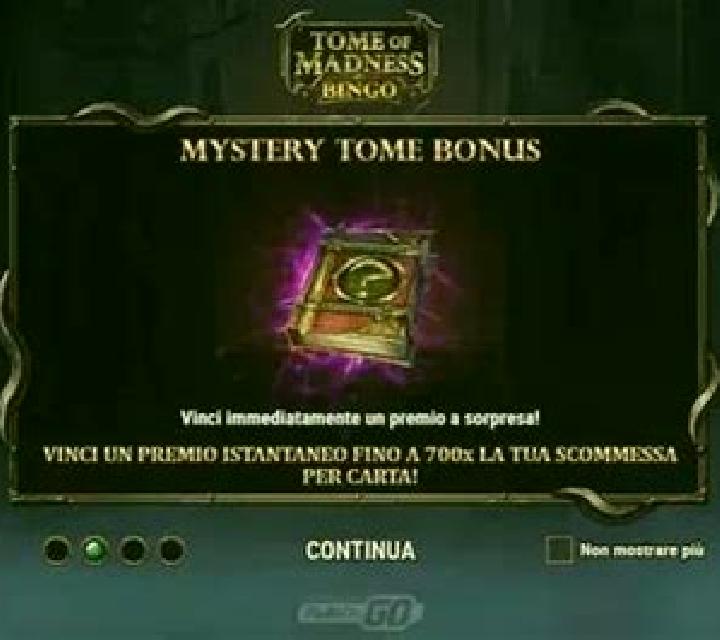 Tome of Madness Bingo slot machine