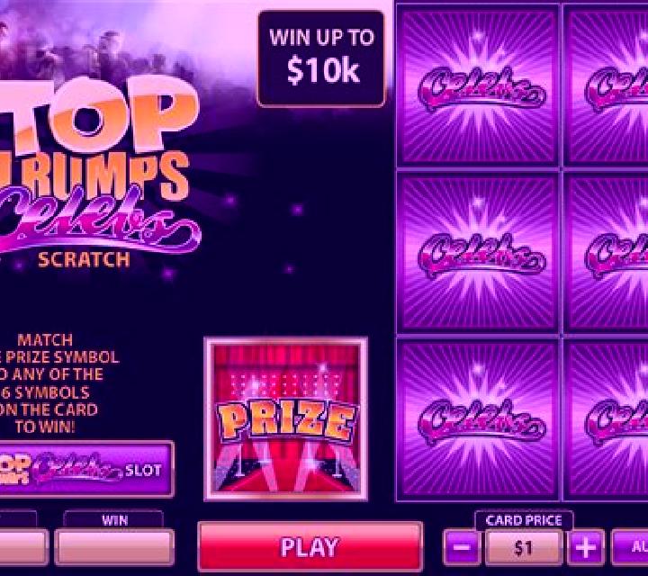 Top Trumps Celebs Scratch online slot