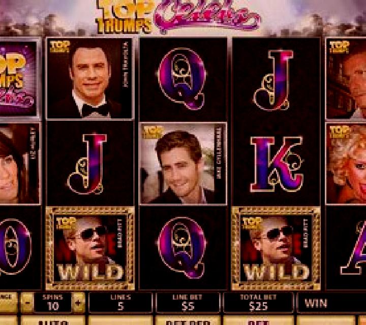 Top Trumps Celebs slot game