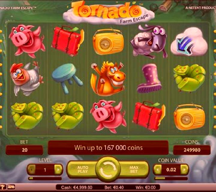 Tornado: Farm Escape slot machine