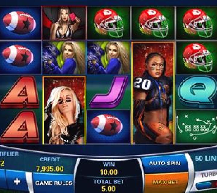 Touchdown Hottie slot machine