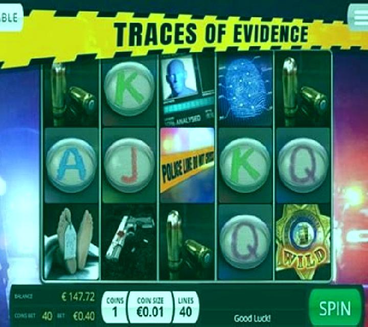 Traces of Evidence slot game