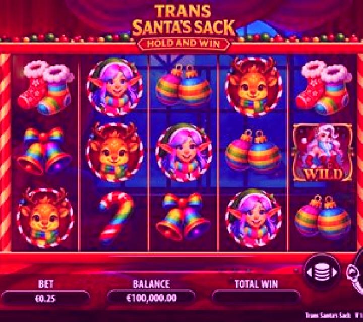 Trans Santa s Sack slot machine