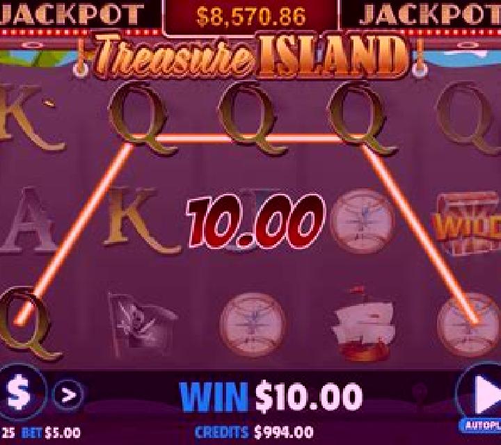 Treasure Island (Jackpot Software) slot game