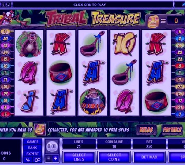 Tribal Treasure slot machine