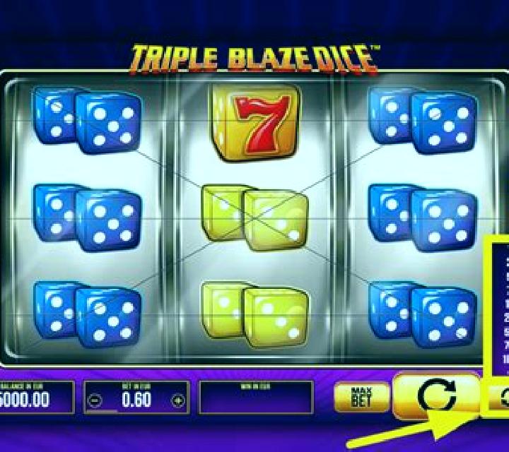 Triple Blaze Dice slot