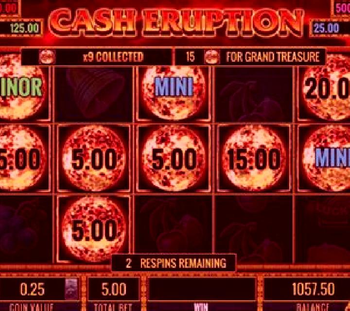 Triple Cash Eruption slot game