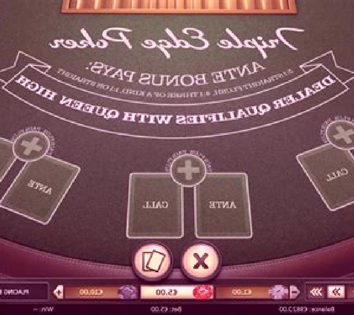 Triple Edge Poker (Betsoft) slot