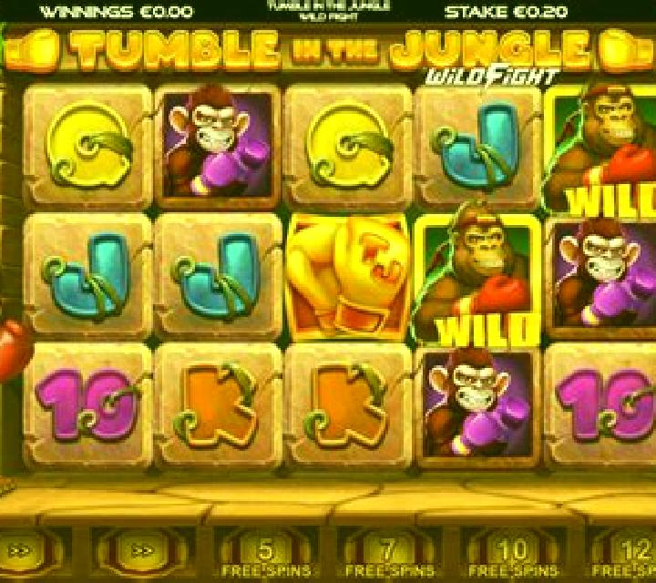 Tumble in the Jungle Wild Fight slot machine